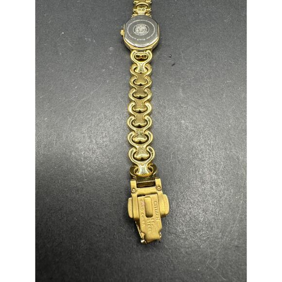 Citizen Eco-Drive B023-K003768 Gold Tone Women's Analog 17mm Wrist Watch - Picture 8 of 13